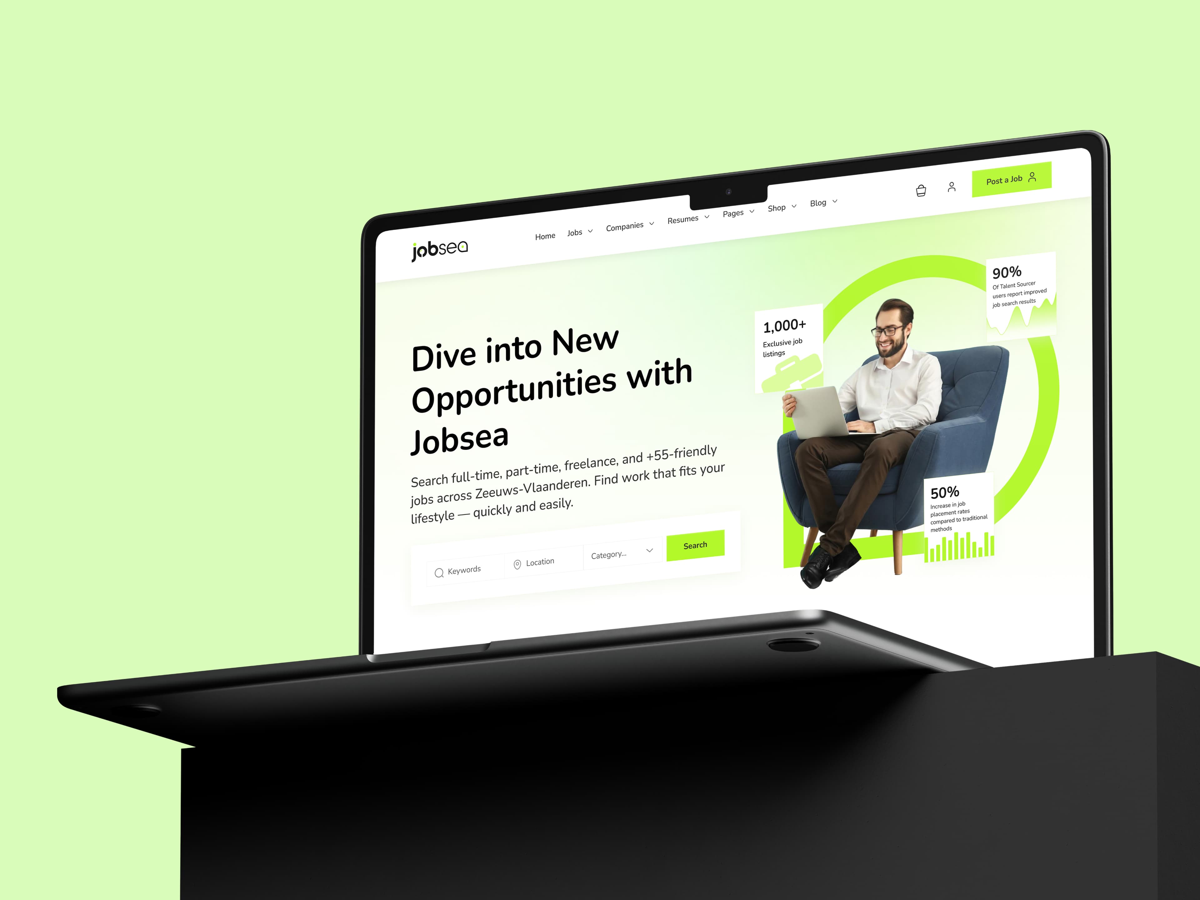 Job Sea Product Showcase