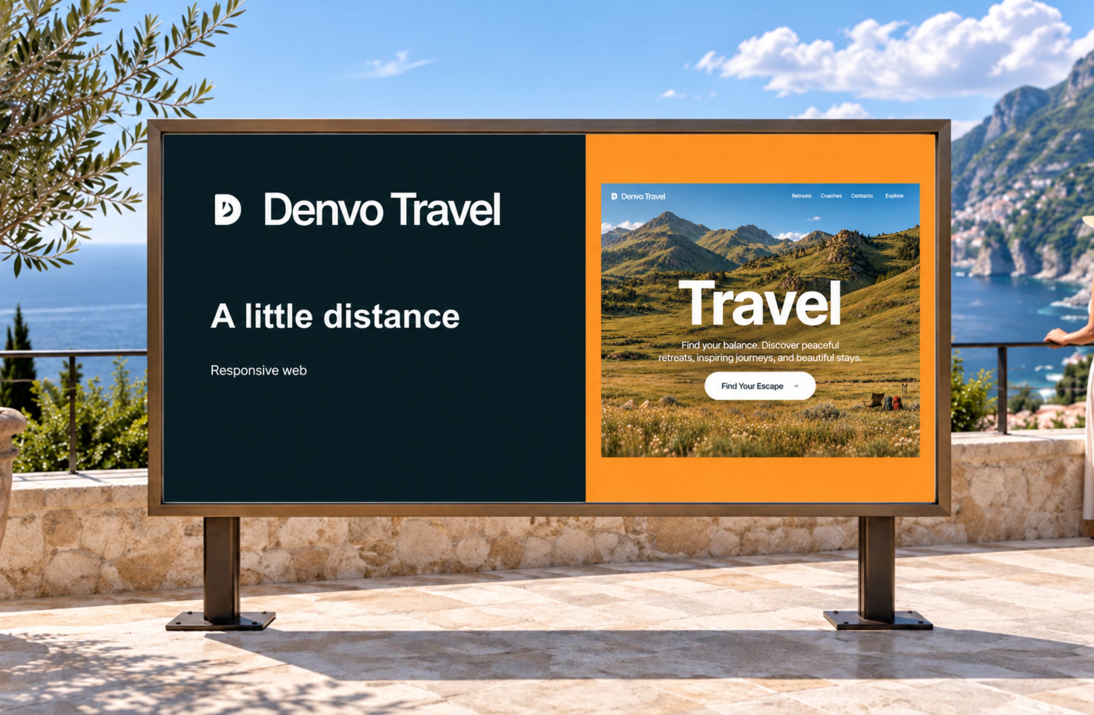 Denvo Travel branding application