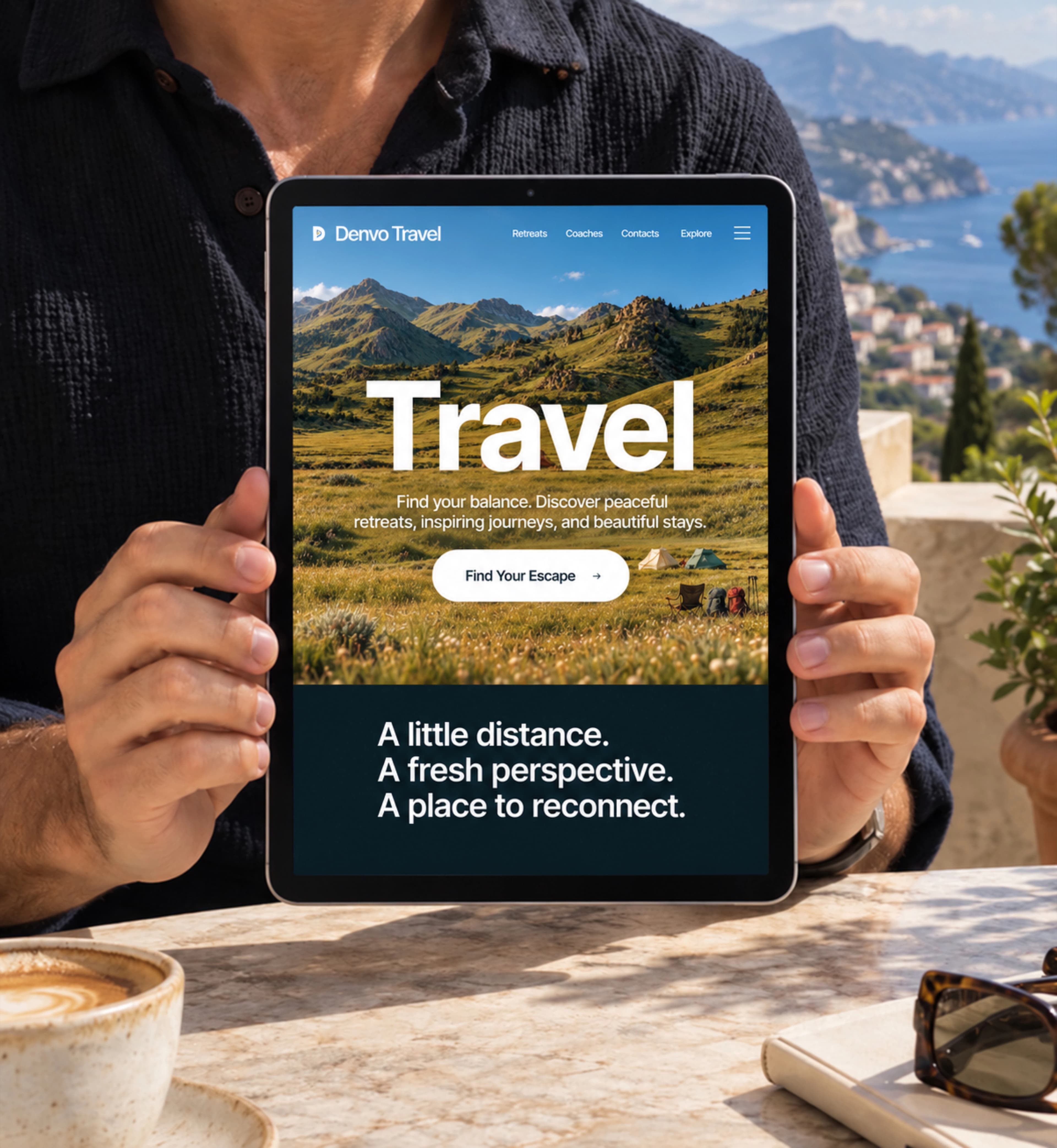 Denvo Travel branding application
