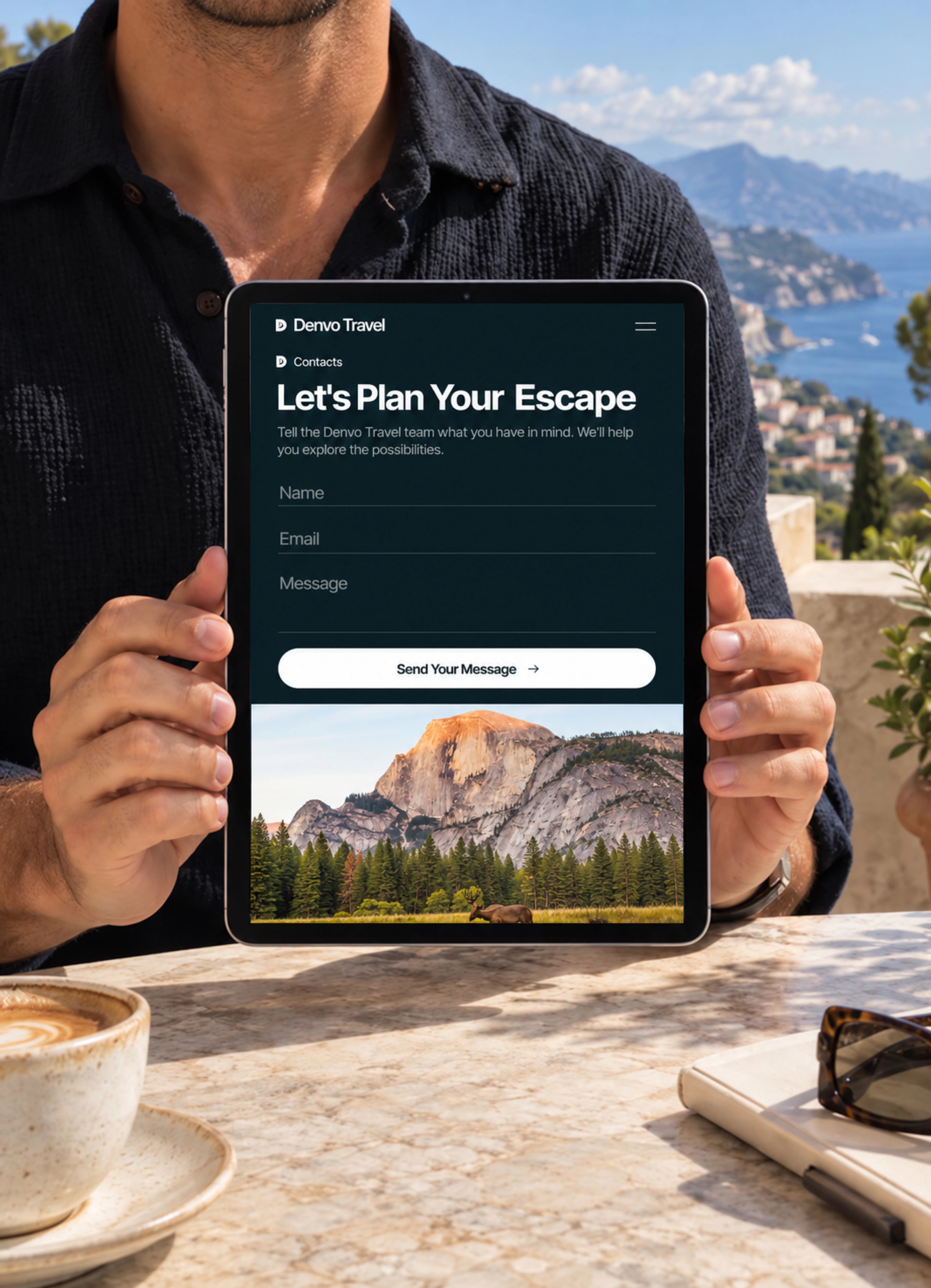 Denvo Travel branding application