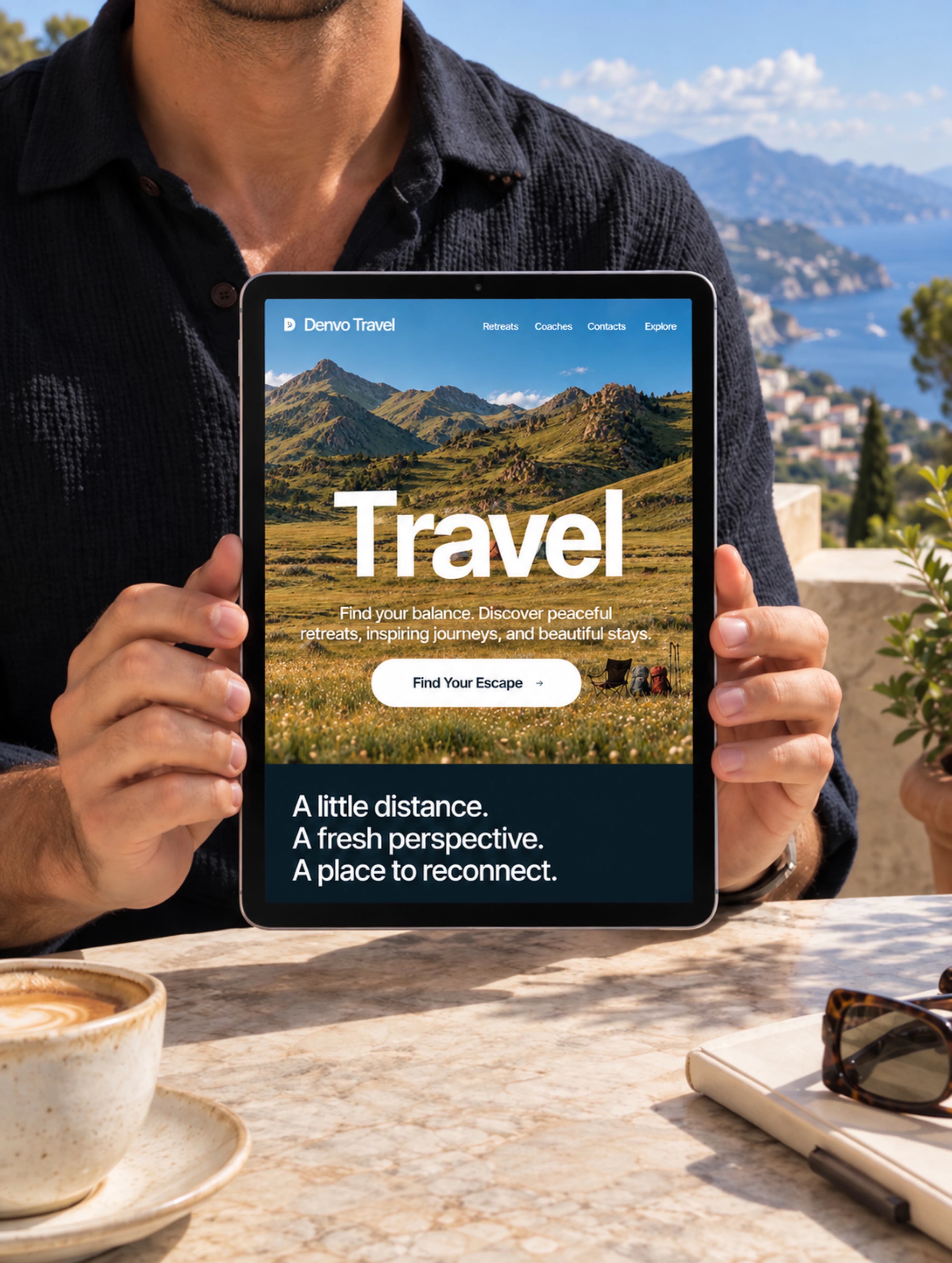 Denvo Travel branding application