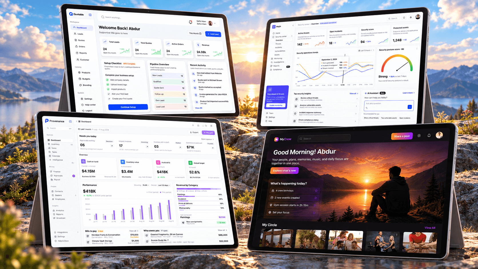 SaaS Products — Denvo Lab design examples