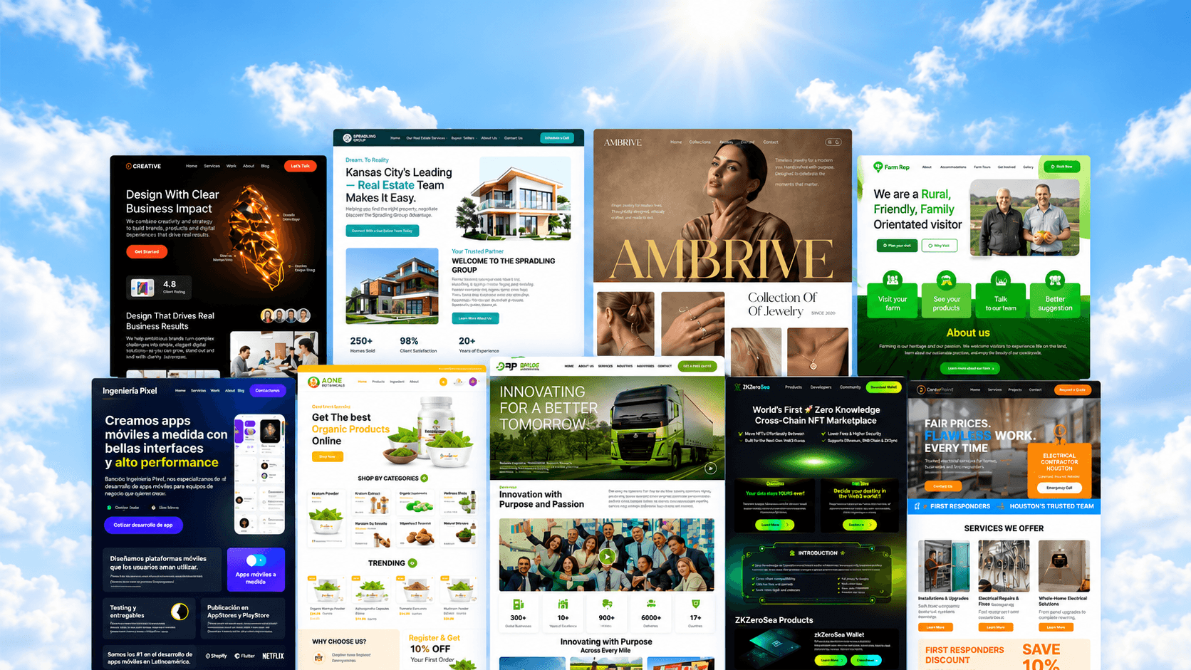 Websites — Denvo Lab design examples